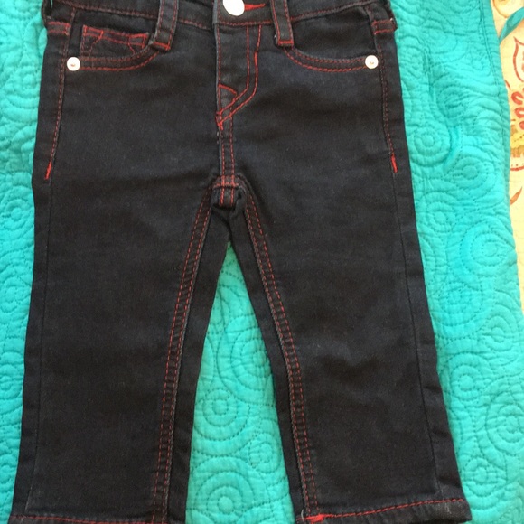 True Religion Jeans New True Religion Red Stitch Straight Jeans 2 M